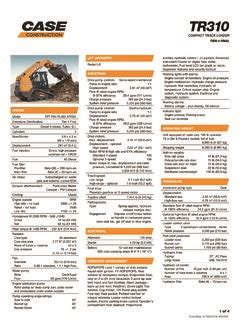 case 310 skid steer specs|case tr310 operator manual.